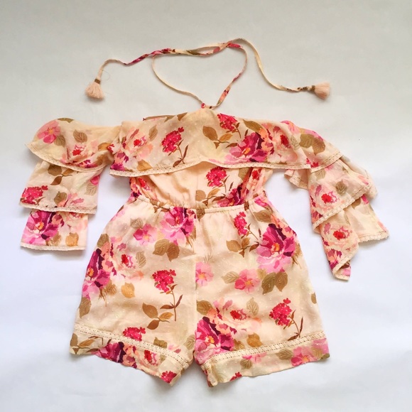 Chelsea & Violet Floral Romper - Picture 1 of 5